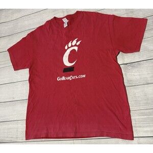 Vintage Cincinnati Bearcats Steve & Barry Basketball Football T Shirt Size Large